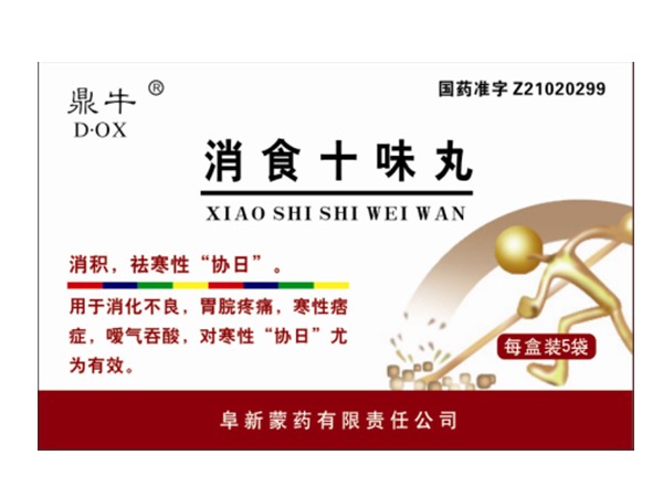 消食十味丸（寒性胃?。? width=