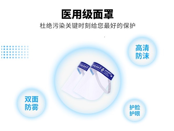 醫(yī)用防護面罩生產(chǎn)廠家，醫(yī)用防護面罩，一次性醫(yī)用防護面罩