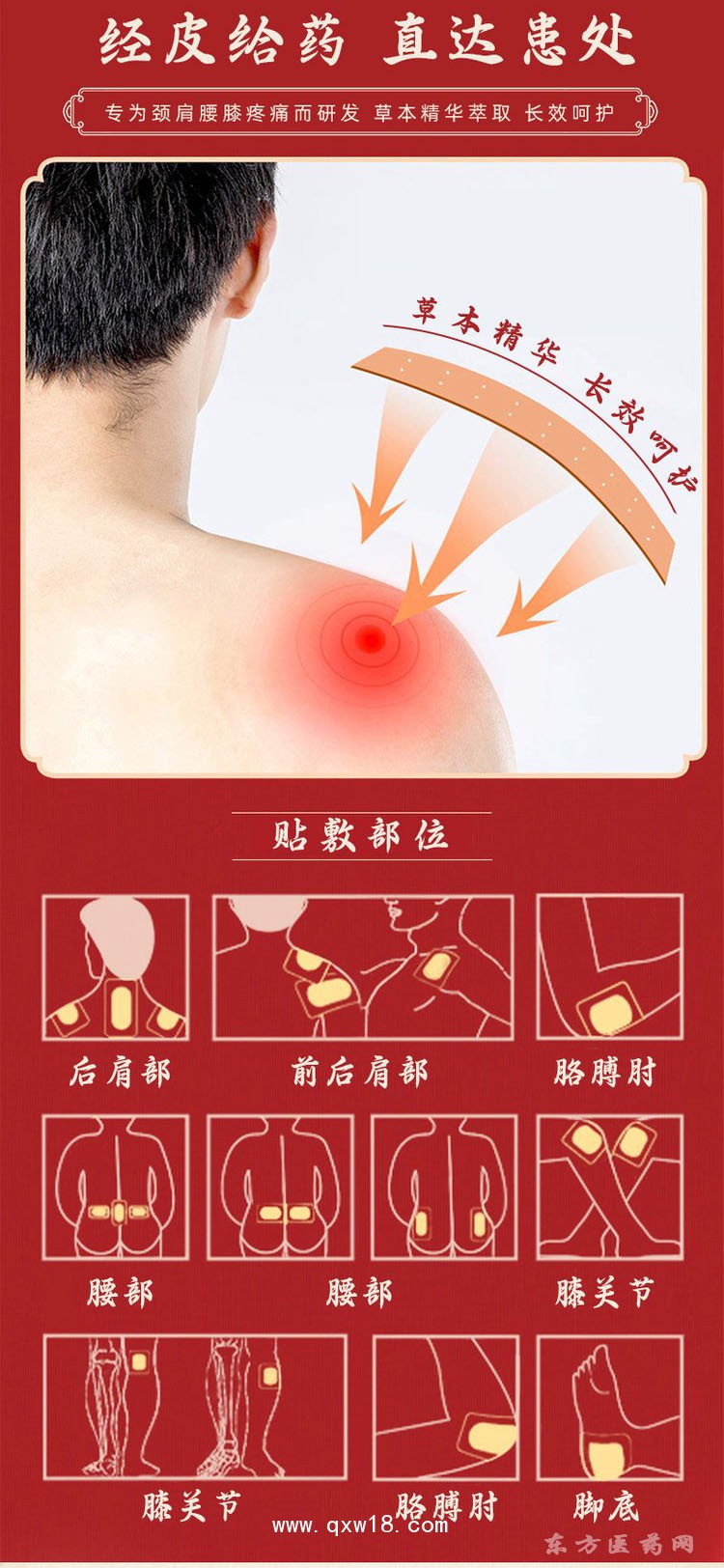 源頭廠家批發(fā)舒筋護(hù)骨貼頸肩腰椎膝蓋關(guān)節(jié)貼直供醫(yī)院藥店診所oem貼牌