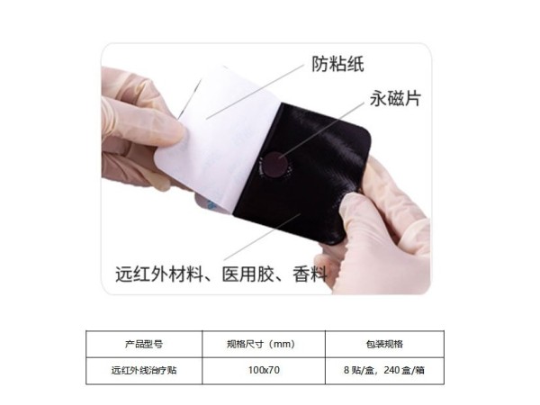 源頭生產(chǎn)止疼膏藥三伏可用遠紅外線治療貼 止痛貼 磁療貼