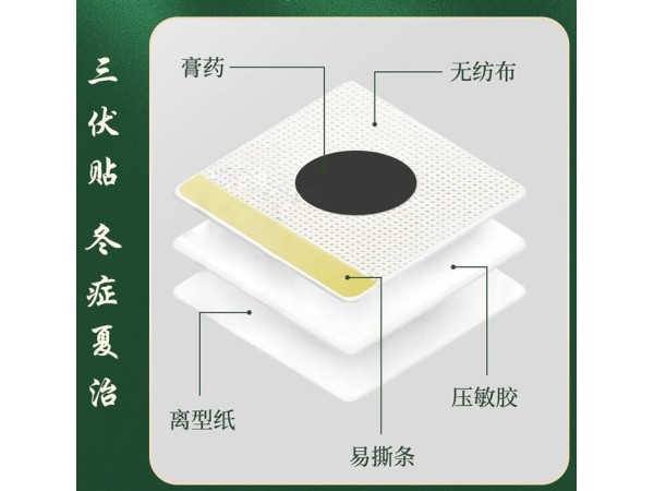 東進(jìn)藥業(yè)三伏貼 批發(fā)定制膏藥貼牌代加工 冬病夏治 無紡布 空白貼 OEM貼牌代加工